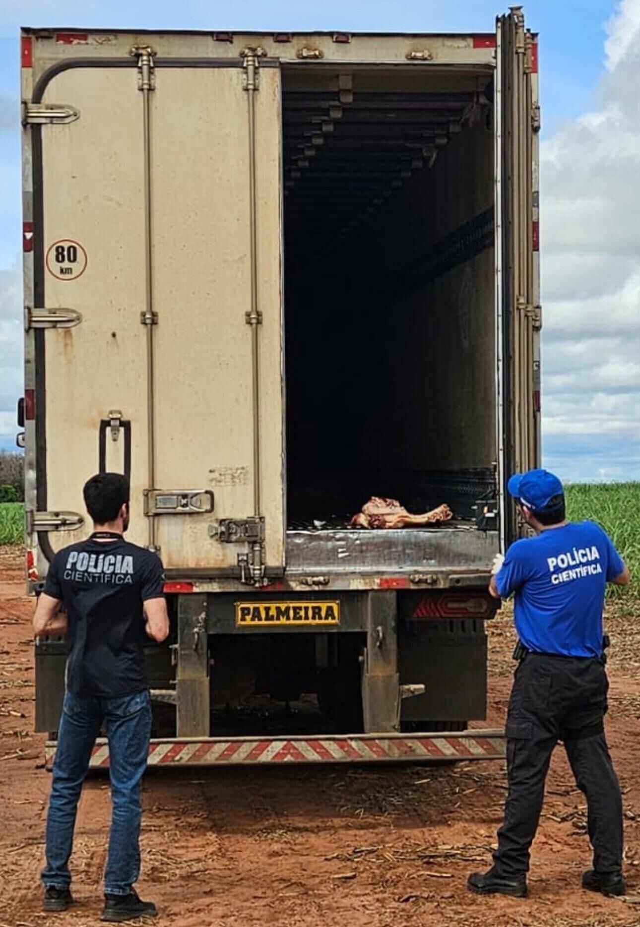 Imagem de compartilhamento para o artigo Carreta de frigorífico é encontrada vazia e abandonada próximo ao trevo Gaúcho Pobre em Costa Rica da MS Todo dia